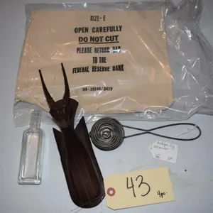 Separator, Glass Bottle, Wall Hanger & Bank Bags