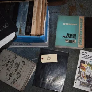 Box of Misc Manuals