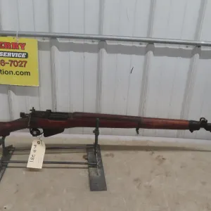 Enfield No. 4 Mk1 – .303 British, Bolt Action, 22" Barrel, Full Wood, with Bayonet and One 