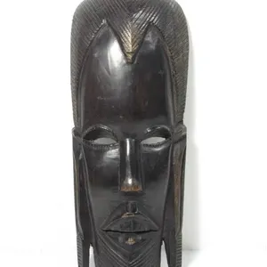 EAST AFRICAN MAASAI STYLE HAND CARVED EBONY MASK