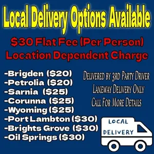 Local Delivery Options Available