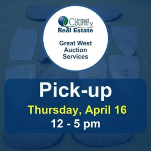 Pickup Thursday, April 16, 2026, at 12-5 pm