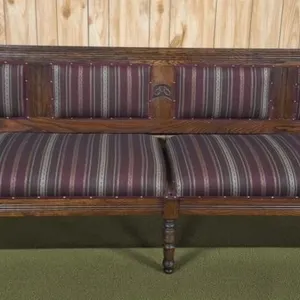 Unique Solid Wood pillow top bench. Great for