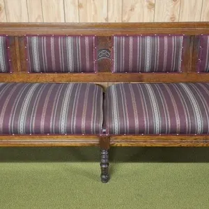 Unique Solid Wood pillow top bench. Great for