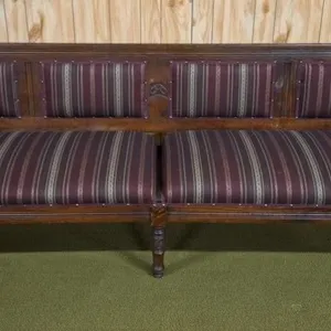 Unique Solid Wood pillow top bench. Great for