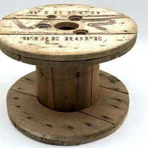 Wire Co Wire Rope Wood Spool 12” x 8”