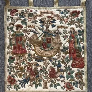 Vintage Tapestry 22.5” x 23.5”
- Corona Decor Co