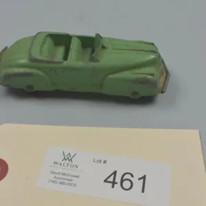 Vintage Tootsie Toy Metal Convertible Car
