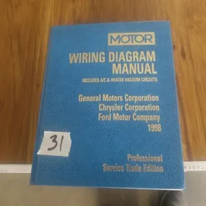1998 MOTOR GM, CHRYSLER & FORD  WIRING DIAGRAM MAN