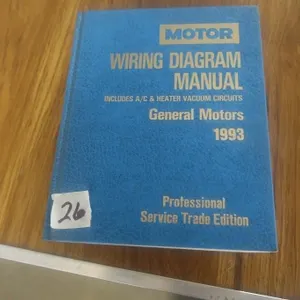 1993 MOTOR GM  WIRING DIAGRAM MANUAL