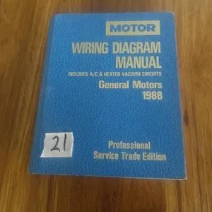 1988 MOTOR GM WIRING DIAGRAM MANUAL