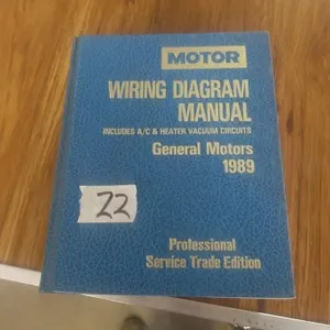 1989 MOTOR GM  WIRING DIAGRAM MANUAL