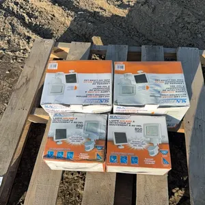 4-SUNFORCE 100 & 80 LED SOLAR MOTION FLOOD LIGHTS