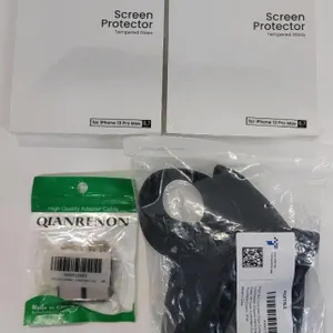 ORNARTO iPhone 13 Pro Max Screen Protectors, QIANRENON 8K HDMI Adapters, PIGETALE VR Grips Lot