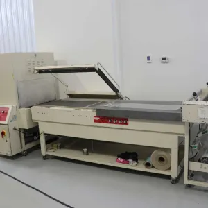 Damark model STB34 shrink tunnel. Serial number 6900. Three phase requirement. See video on website 