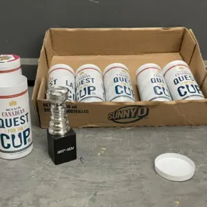 (7) MOLSON CANADIAN MINI PLASTIC STANLEY CUPS