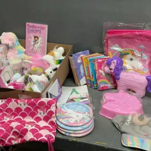 BOXFUL OF UNICORN ITEMS