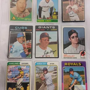 Topps Baseball Card Collection Lot — 1960s–90s, 72+ Cards, Hall of Famers, Stars, Binder Pages