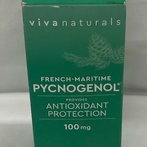 NEW Viva Naturals Pycnogenol 100 mg, 60 Veggie Capsules, Antioxidant, NPN 80076183, Exp 07/2026