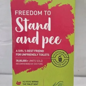 NEW Sirona PeeBuddy Disposable Female Urination Device, Pack of 20, Water-Resistant, Batch B2307