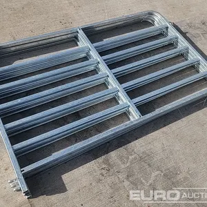 Unused 4' Galvanised Sheep Hurdle (4 of) 