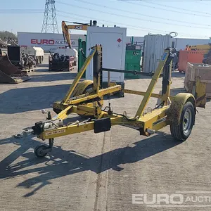 2015 SEB 1850Ton Single Axle Cable Reel Trailer 