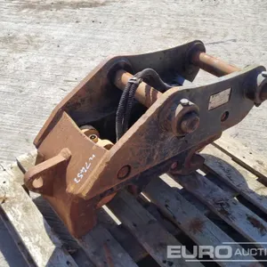 2018 TEFRA Hydraulic Double Lock Quick Hitch 65mm Pin to suit 13 Ton Excavator 