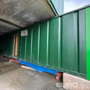30x10 Steel Cabin, Canteen/Toilet (Will be Sold Offsite,furniture not included, Location: Murphy international, Newbridge, Co.Kildare. Contact: Cathal