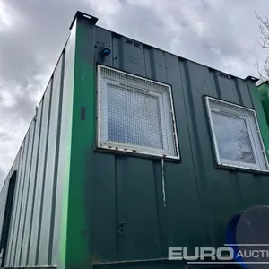 32x10 Steel Cabin, Office (Will be Sold Offsite,furniture not included, Location: Murphy international, Newbridge, Co.Kildare. Contact: Cathal Doherty