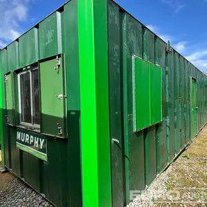 32x10 Steel Cabin, Canteen (Will be Sold Offsite,furniture not included, Location: Murphy international, Newbridge, Co.Kildare. Contact: Cathal Dohert