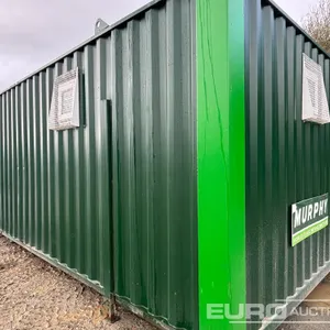 30x10 Steel Cabin, Office (Will be Sold Offsite,furniture not included, Location: Murphy international, Newbridge, Co.Kildare. Contact: Cathal Doherty