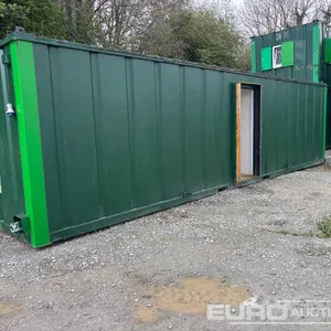 30x10 Steel Cabin, Toilet (Will be Sold Offsite, Location: Murphy international, Newbridge, Co.Kildare. Contact: Cathal Doherty 0862176148, Seller Wil