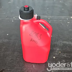 Unused 5 Gallon Liquid Utility Jug, Red 