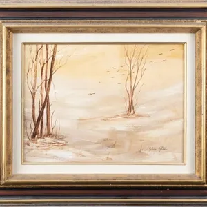 CHRIS GILBERT 'LANDSCAPE' OIL ON BOARD