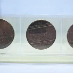1980, 1982 and 1985 Canada One Dollar Coins