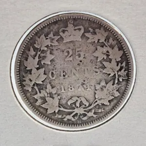 Good 1874 Canada Quarter