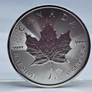 2021 .9999 Fine Silver 1 Oz Canada Five Dollar