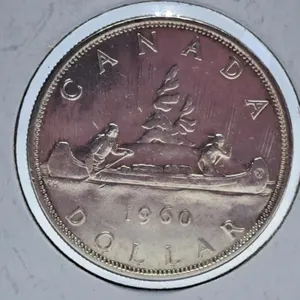 Mint State 1960 Canada One Dollar Coin
