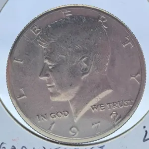 About Uncirculated 1972 U.S.A. Half Dollar