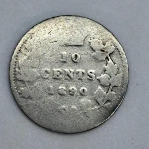 1890 Canada Dime