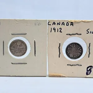 1911 and 1912 Canada Nickels