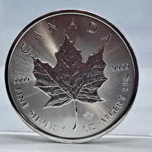 2021 .9999 Fine Silver 1 Oz Canada Five Dollar