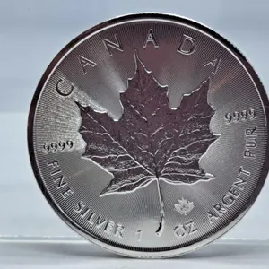 2021 .9999 Fine Silver 1 Oz Canada Five Dollar