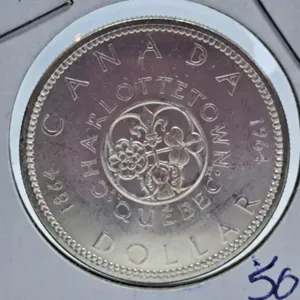 Mint State 1964 Canada One Dollar Coin