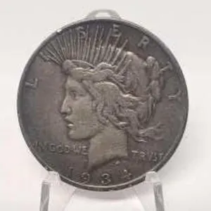 1934 D Peace Silver Dollar