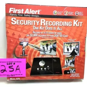 FIRST ALERT SECURITY RECORDING KIT IN BOX