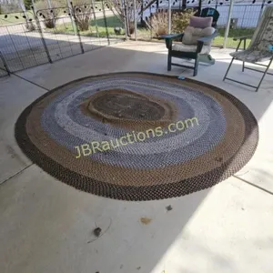 LARGE BRAIDED RUG