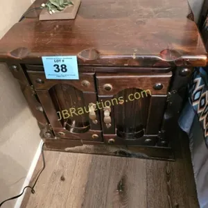 HEAVY WOOD NIGHT STAND