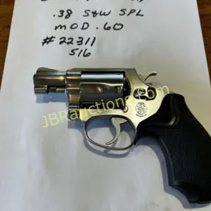 SMITH & WESSON #60 - 38 SPL - NO SHIPPING!