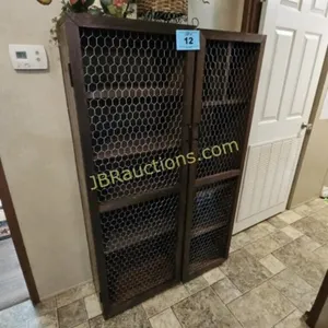 "WIRE FRONT" SHELVES